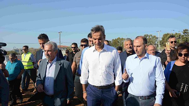 Ο ΚυριάκοςΜητσοτάκης στο Μάτι Ο ΚυριάκοςΜητσοτάκης στο Μάτι