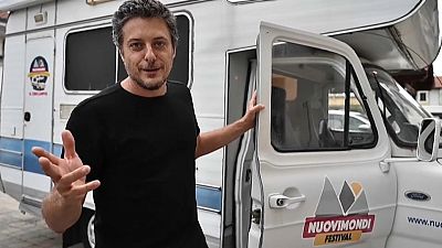 Fabio Gianotti fait du cinéma ambulant à bord de son camping car