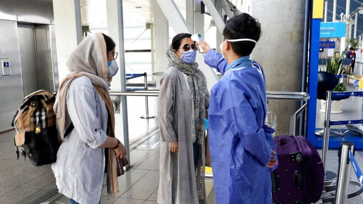 سنجش دمای بدن مسافران در ایران