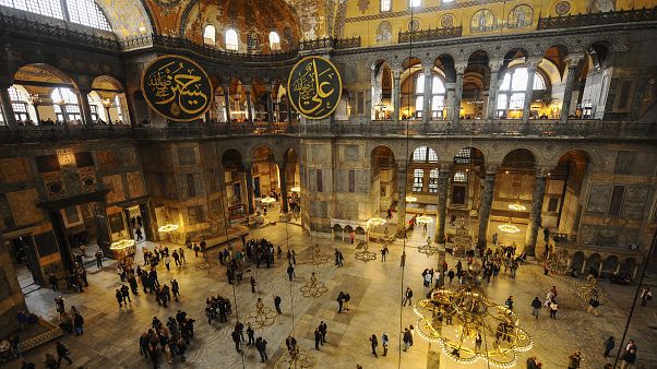 Santa Sofía de Estambul es el monumento más emblemático de Turquía Santa Sofía de Estambul es el monumento más emblemático de Turquía