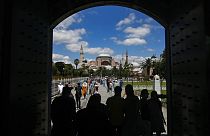 Presidente turco visita basílica de Santa Sofia na véspera da abertura