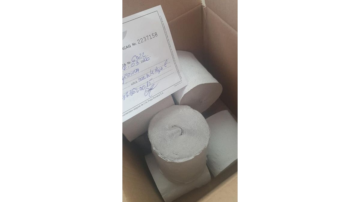Romanians ordered face masks but received rolls of toilet paper