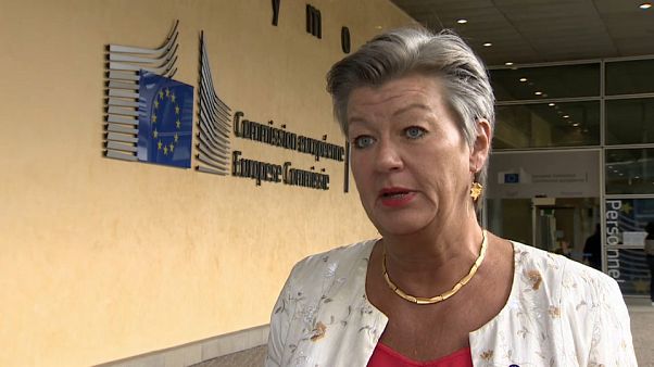 Die EU-Kommissarin für Inneres, Ylva Johansson, im Euronews-Interview Die EU-Kommissarin für Inneres, Ylva Johansson, im Euronews-Interview