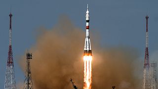 مركبة فضائية روسية تم إطلاقها من كزاخستان أبريل الماضي
