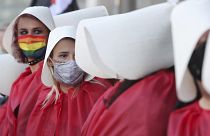 Protestas feministas en Polonia ante una posible revocación del Convenio de Estambul