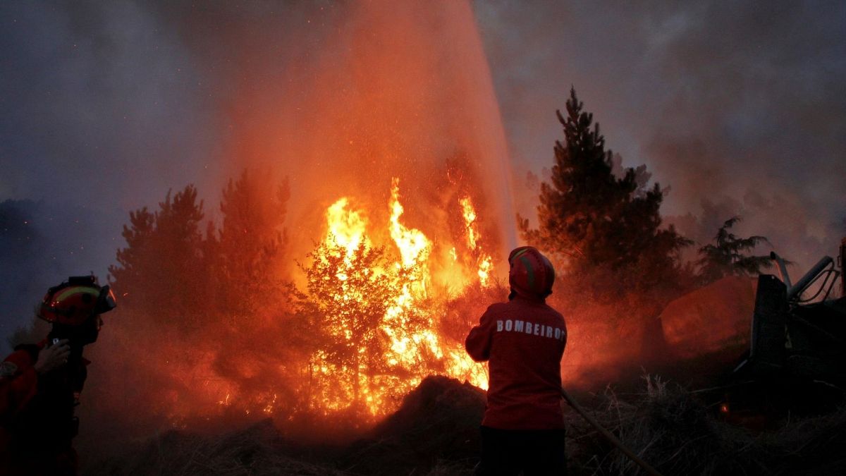 آتش‌سوزی در پرتغال/عکس از آرشیو