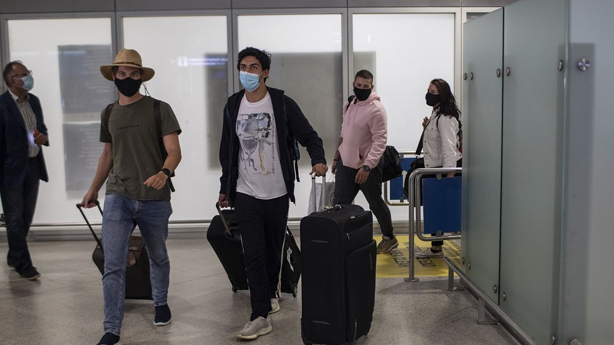 Virus Outbrake Greece Tourists