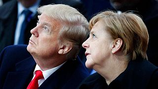 صدراعظم آلمان و رئيس‌جمهوری آمریکا