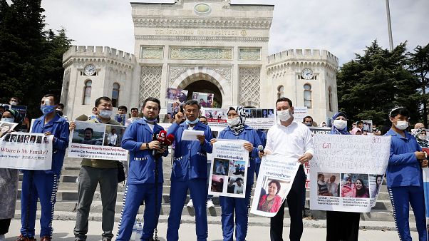 İstanbul'da Çin'e karşı protesto İstanbul'da Çin'e karşı protesto