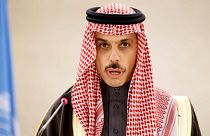 الأمير فيصل بن فرحان آل سعود، وزير خارجية المملكة العربية السعودية في المقر الأوروبي للأمم المتحدة في جنيف، سويسرا، الاثنين 24 فبراير 2020.