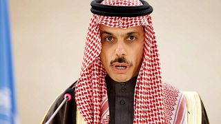 الأمير فيصل بن فرحان آل سعود، وزير خارجية المملكة العربية السعودية في المقر الأوروبي للأمم المتحدة في جنيف، سويسرا، الاثنين 24 فبراير 2020.