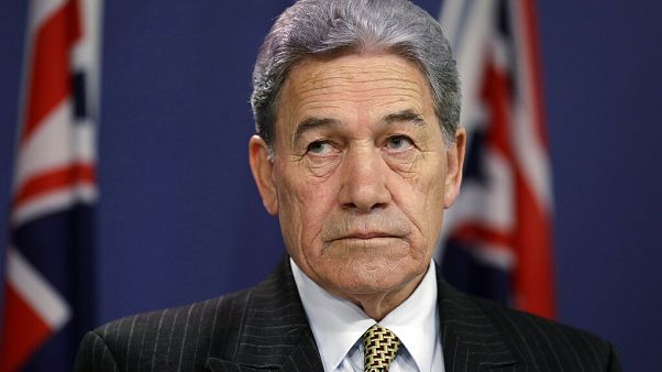 Oct. 4, 2019, file photo, New Zealand Foreign Minister Winston Peters Oct. 4, 2019, file photo, New Zealand Foreign Minister Winston Peters