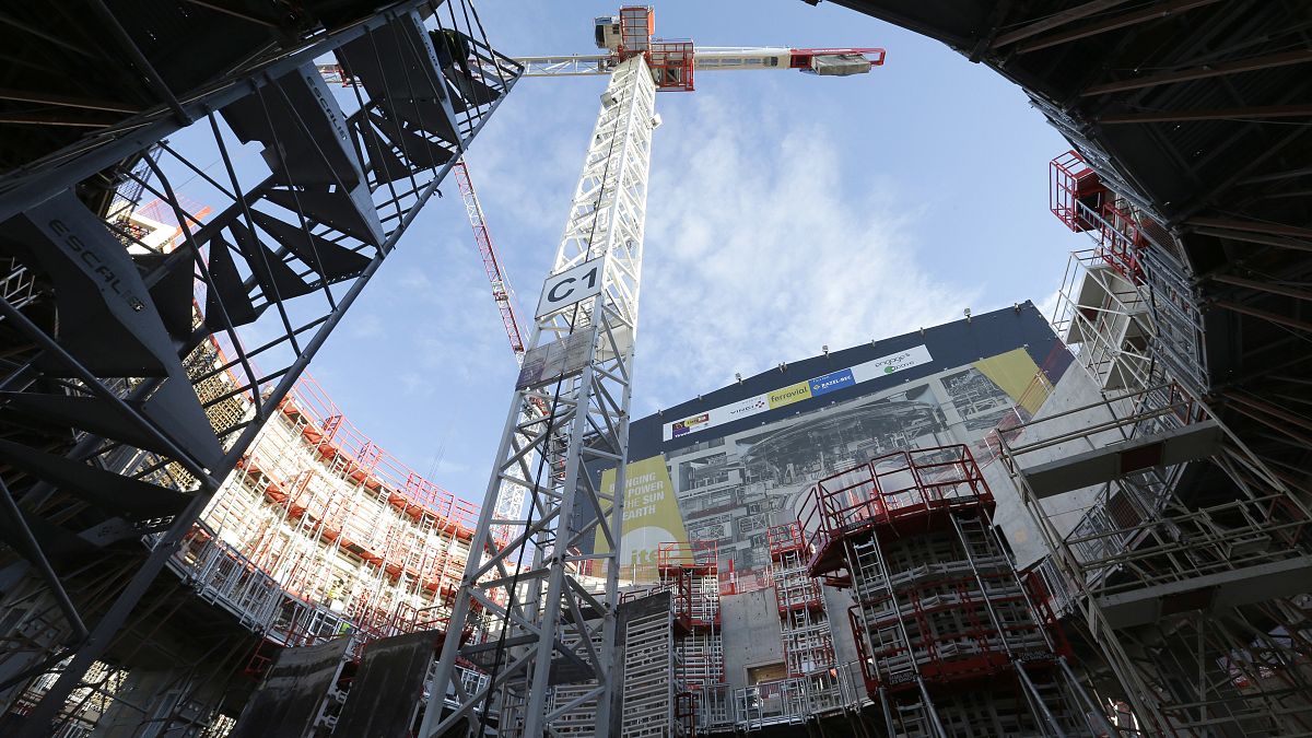 The Tokamak complex is pictured at the construction site of the ITER, in the CEN of Cadarache, in Saint-Paul-Lez-Durance, southern France