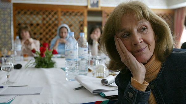 Gisele Halimi photographiée le 6 mars 2004 à Fès au Maroc lors d'un colloque intitulé "Rencontre des femmes des deux bords de la Meditérrannée" Gisele Halimi photographiée le 6 mars 2004 à Fès au Maroc lors d'un colloque intitulé "Rencontre des femmes des deux bords de la Meditérrannée"