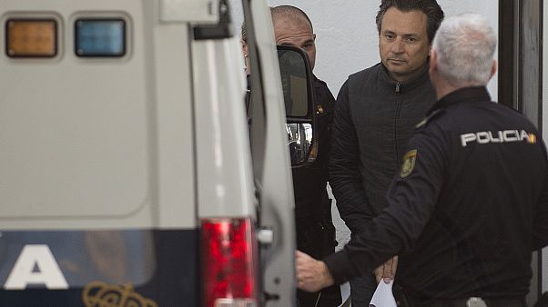 Emilio Lozoya tras su detención en España el pasado mes de febrero Emilio Lozoya tras su detención en España el pasado mes de febrero