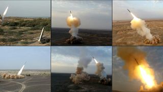 الصواريخ التي أطلقتها إيران