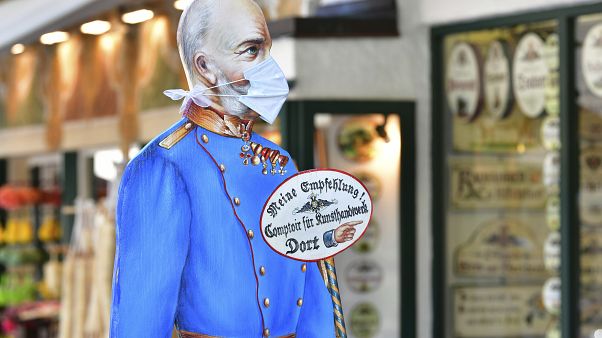 "Maskierter" Kaiser Franz Joseph in St. Wolfgang "Maskierter" Kaiser Franz Joseph in St. Wolfgang