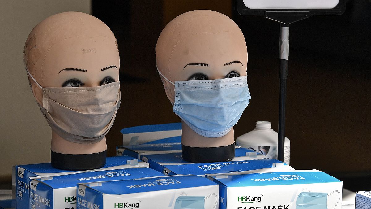Gesichtsmasken in Dortmunder Geschäft