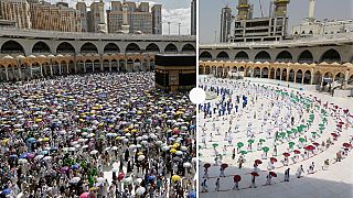 Hajj in Mecca in 2019 and 2020 