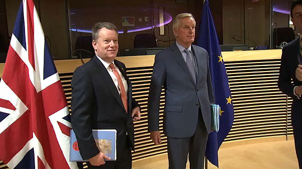 David Frost e Michel Barnier David Frost e Michel Barnier