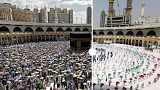 El hach en La Meca en 2019 y 2020.