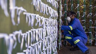 South Africa: Ribbons to remember COVID-19 victims