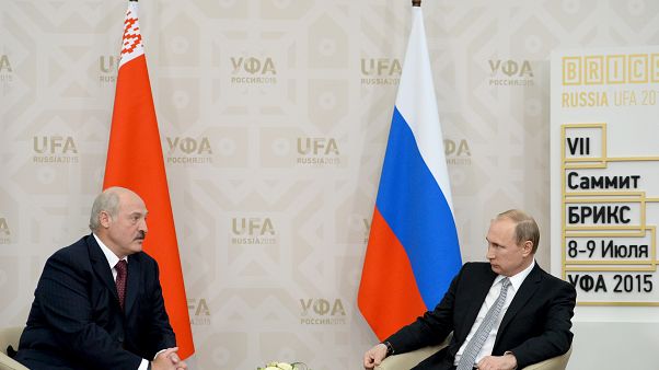Belarus Cumhurbaşkanı Aleksandr Lukaşenko ve Rusya Devlet Başkanı Vladimir Putin Belarus Cumhurbaşkanı Aleksandr Lukaşenko ve Rusya Devlet Başkanı Vladimir Putin