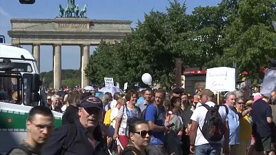 Germany virus protest