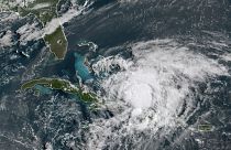Isaias Kasırgası'nın uydu görüntüsü