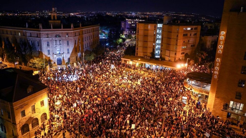 ادامه تظاهرات اسرائیلیها علیه نتانیاهو؛ دهها نفر بازداشت شدند