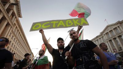 Протесты в Болгарии не стихают четвертую неделю подряд