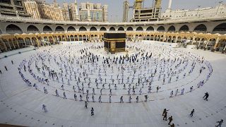 Pèlerins à La Mecque (Arabie saoudite), 31/07/2021 - archives