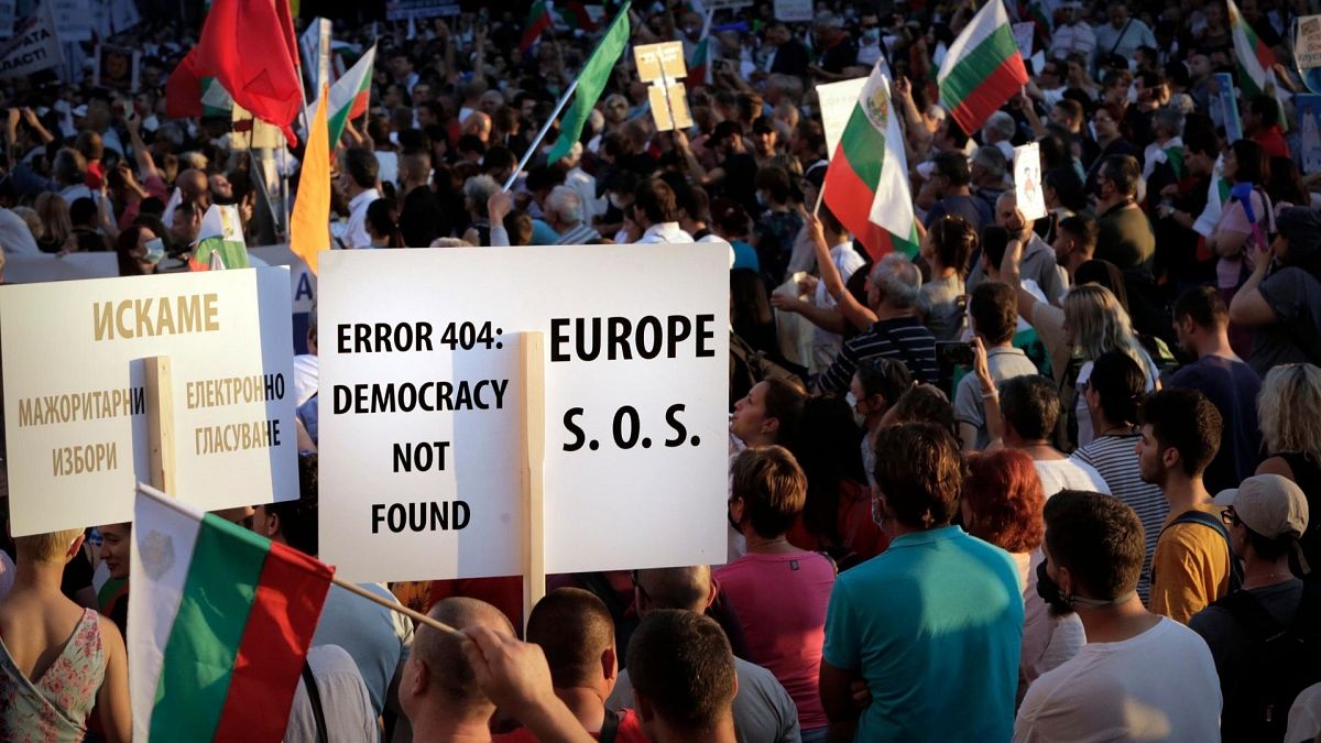 تظاهرات در بلغارستان