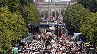 Protesto em Berlim