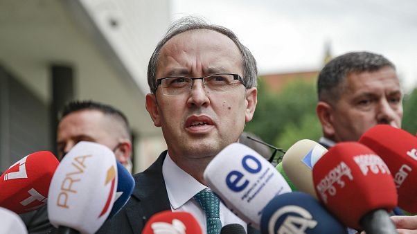 Avdullah Hoti was elected Prime Minister of Kosovo on June 2020 Avdullah Hoti was elected Prime Minister of Kosovo on June 2020