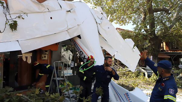 Πτώση αεροσκάφους στην Πρώτη Σερρών Πτώση αεροσκάφους στην Πρώτη Σερρών