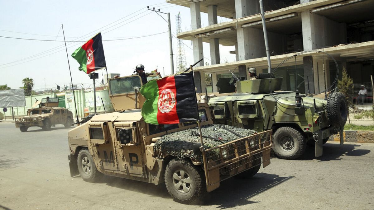 Afghanische Sicherheitskräfte in Dschalalabad