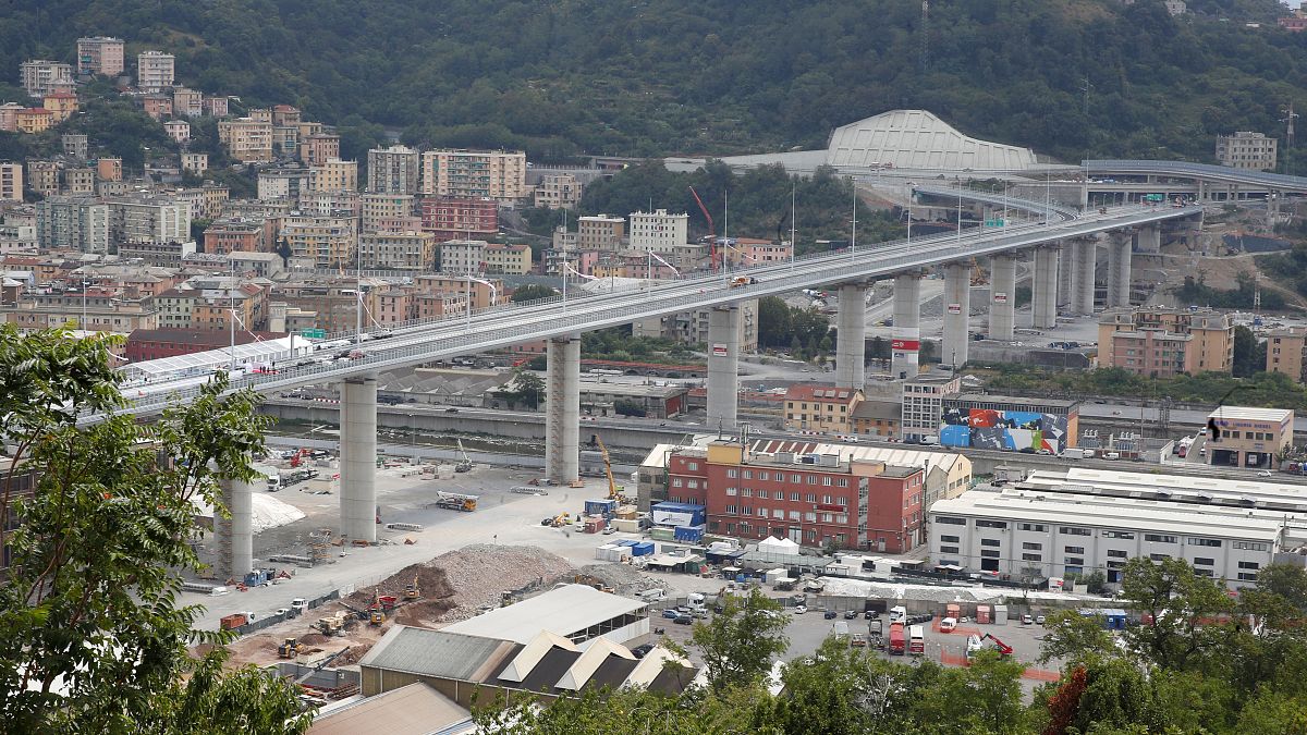 The new bridge in Genoa