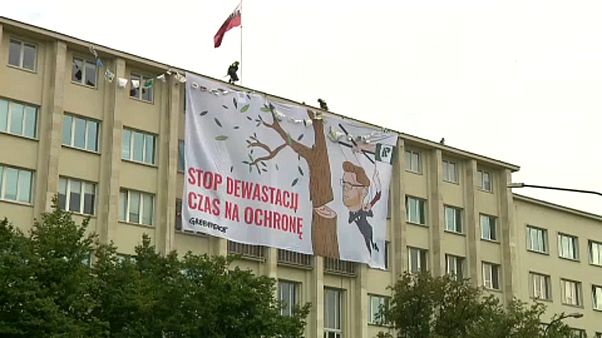 Polish protesters Polish protesters