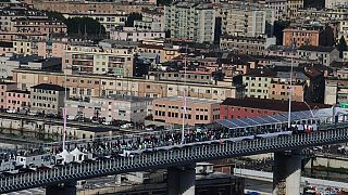 Inaugurazione del ponte San Giorgio - Genova