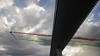 Átadták az új hidat a Genovában leomlott Morandi-híd helyén