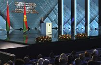 Alexander Lukaschenko während seiner Rede an die Nation