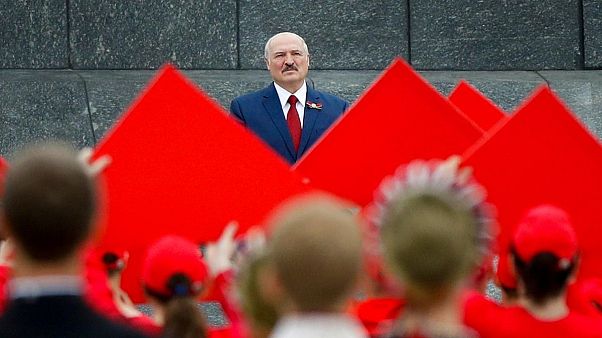 FILE In this file photo taken on Friday, July 3, 2020, Belarus President Alexander Lukashenko looks on during Independence Day celebrations, in Minsk, Belarus. FILE In this file photo taken on Friday, July 3, 2020, Belarus President Alexander Lukashenko looks on during Independence Day celebrations, in Minsk, Belarus.