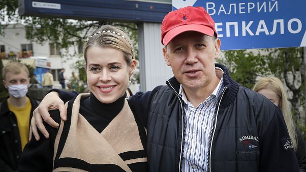 Виктор и Вероника Цепкало. Виктор и Вероника Цепкало.