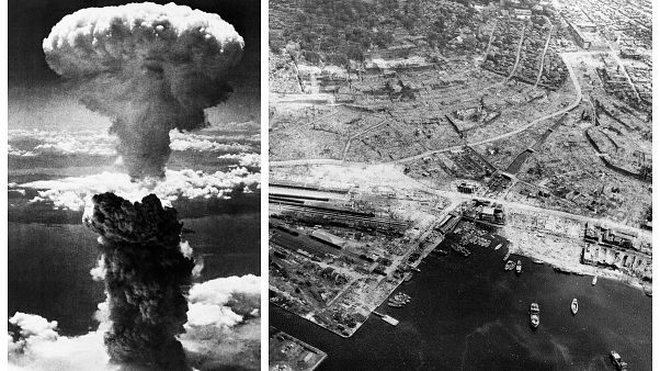 Atomic Bomb Smoke Over Nagasaki Atomic Bomb Smoke Over Nagasaki