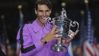 Rafael Nadal winning the US Open-2019