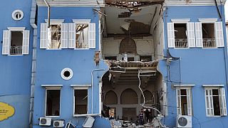 Zerstörte Stadt Beirut
