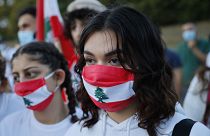 Lübnanlılar Beyrut'taki patlamada ölenlerin yasını tutuyor
