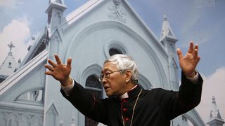 Hong Kong Katollik Kilisesi Kardinali Joseph Zen.