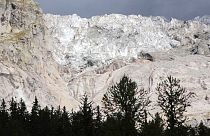 Glaciar do Monte Branco italiano ameaça derreter